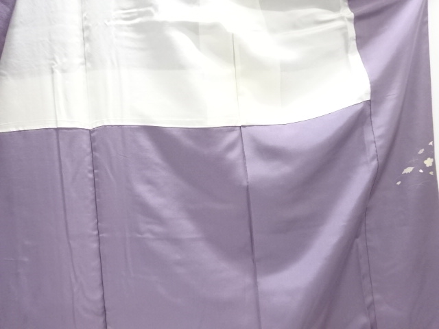  吹き寄せ模様手織り真綿紬訪問着